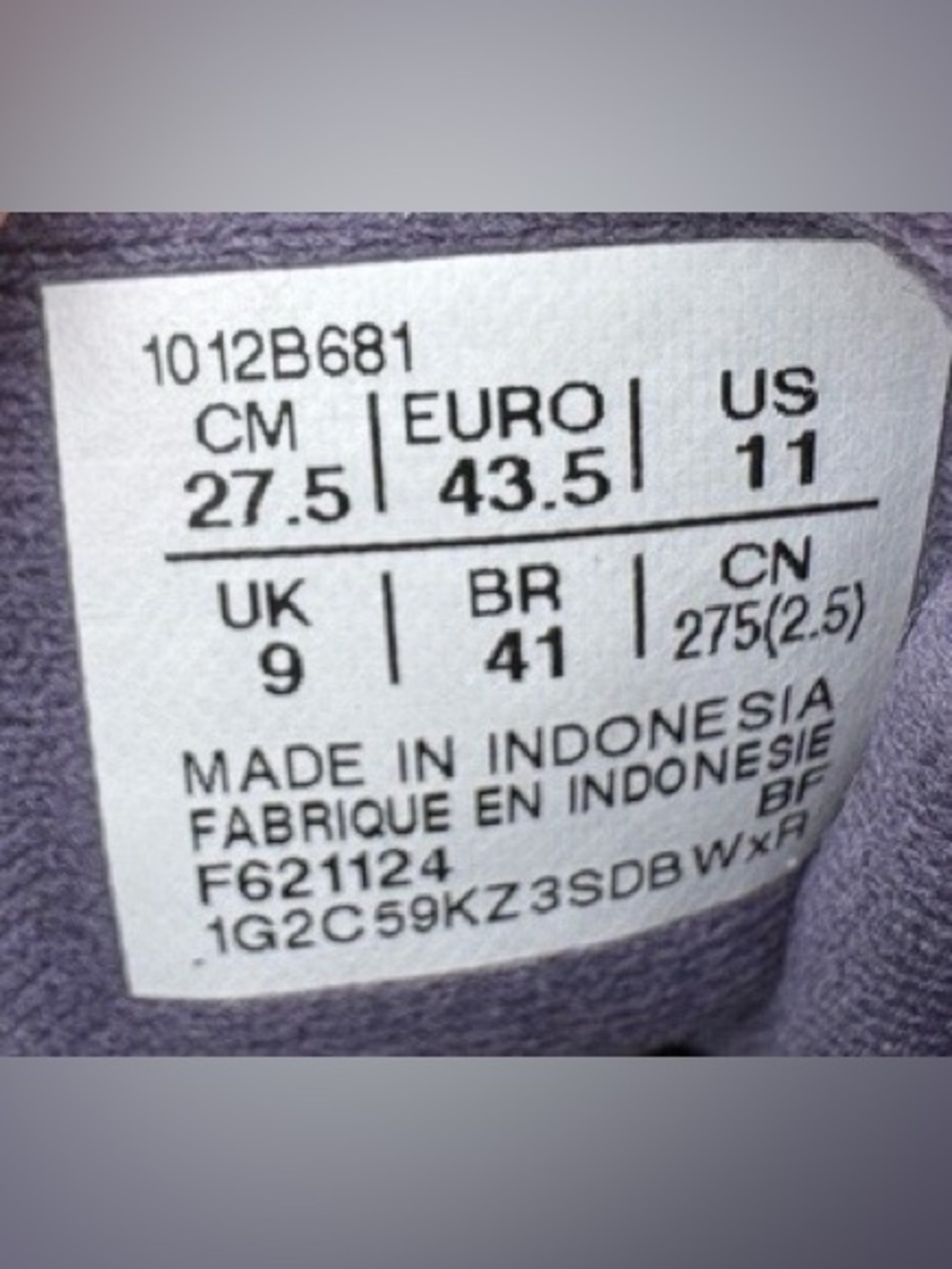 ASICS GEL-Contend 9 Women's Running Shoes - Size 11 Indigo Fog / Lilac - Picture 3 of 10